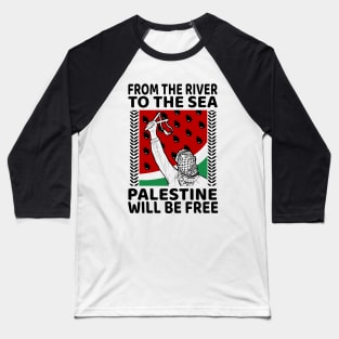 From the River To the Sea Plestine will be free Baseball T-Shirt